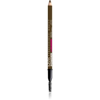 NYX Professional Makeup Powder Louder creion pentru sprancene cu pensula - imagine 2